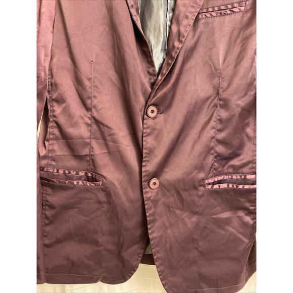 platini jacket Purple Small Men’s Pockets Button Up - Picture 4 of 7